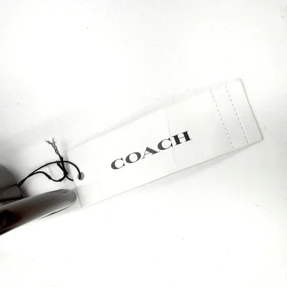 COACH 38 mm Sized SJD Belt Oak Brown Monogram Canvas Leather 42 Inch - Picture 5 of 8